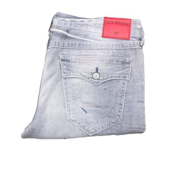 Brand New True Religion Jeans Size 40 RICKY Gray - Picture 5 of 10